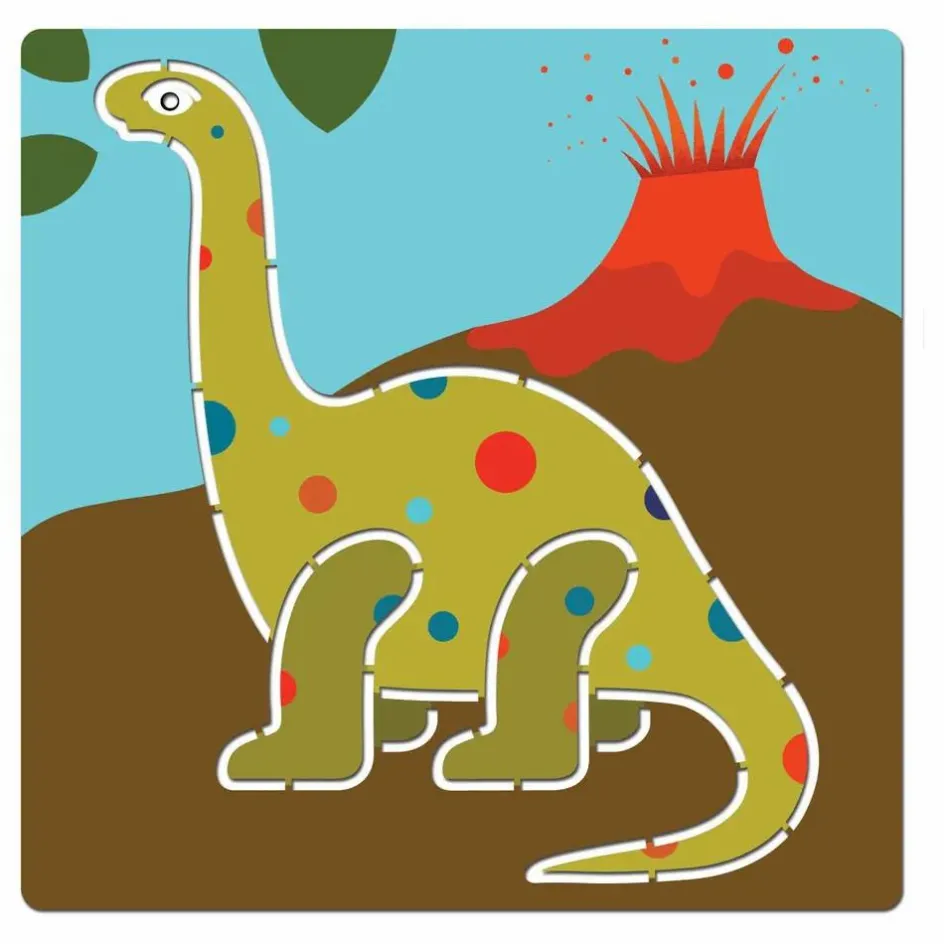 Djeco Loisirs Créatifs*5 pochoirs dinosaures