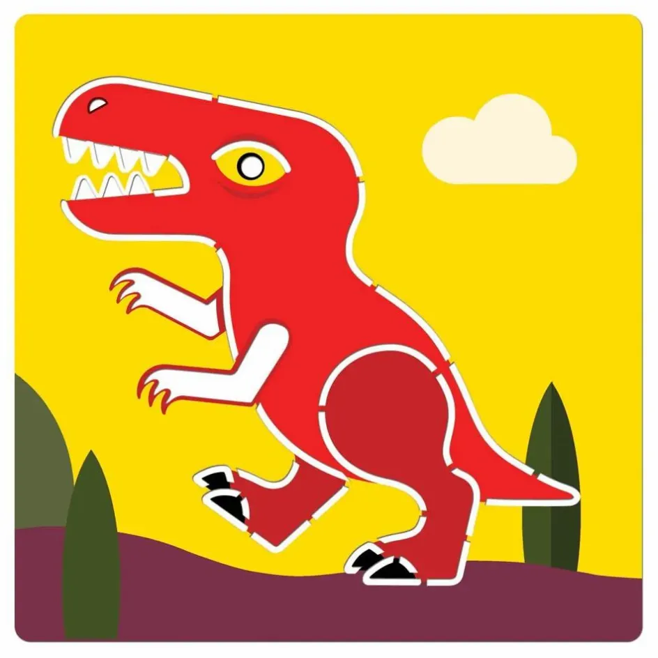 Djeco Loisirs Créatifs*5 pochoirs dinosaures