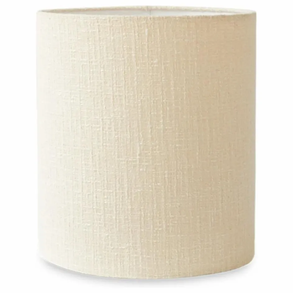 New HKliving Abat jour en tissu bouclé | Crème