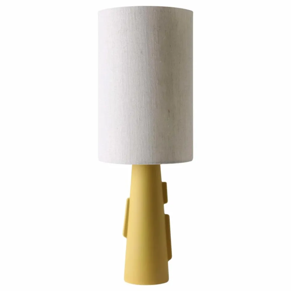 Outlet Abat-jour cylindre en lin Luminaires