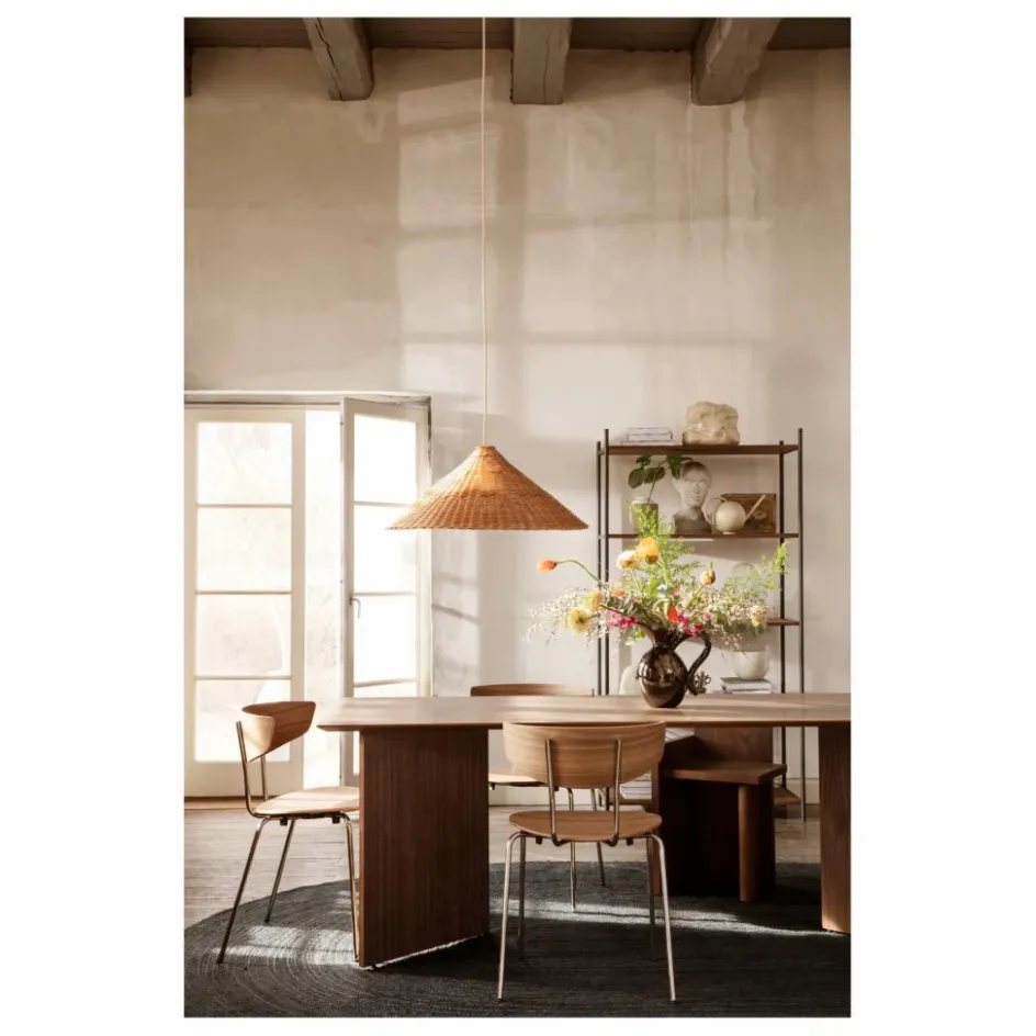 Hot Ferm Living Abat-jour Dou en rotin Naturel