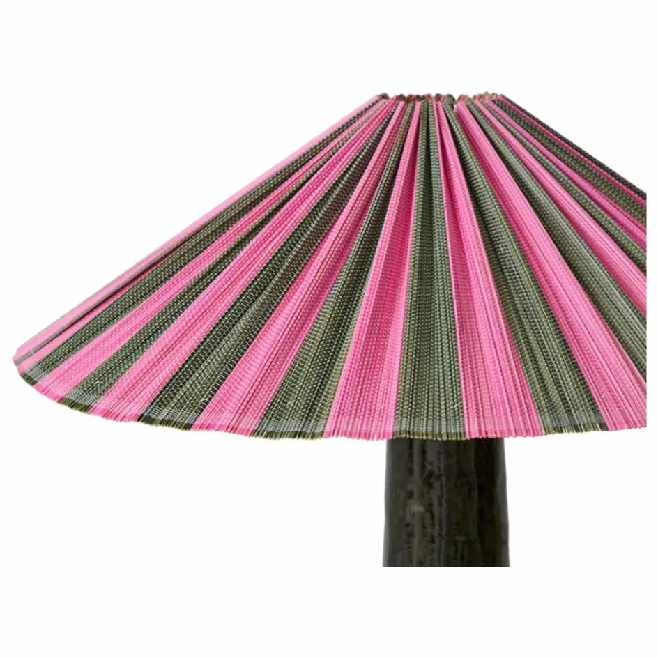 HKliving Abat-jour en bambou Plisse || Luminaires