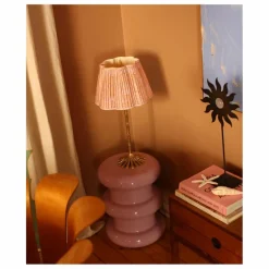Doing Goods Abat-jour en coton imprimé Diya || Luminaires