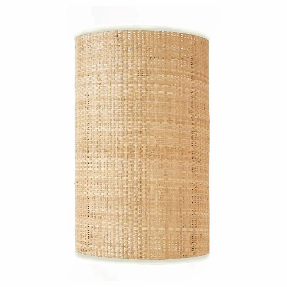 Discount Maison Sarah Lavoine Abat-jour Sperone en raphia | Blanc