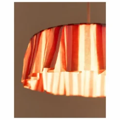 Outlet Abat-jour Vibes rayé en voile de coton bio | Enfant Luminaires|Lampes, Veilleuses Enfant