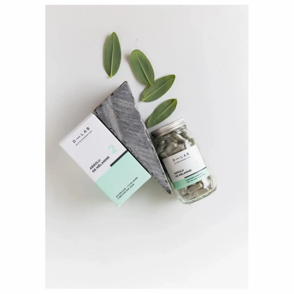 Femme D-LAB NUTRICOSMETICS Soins Du Visage|Soins Du Corps*Absolu de Mélanine intensifie le bronzage Complément alimentaire - 1 mois