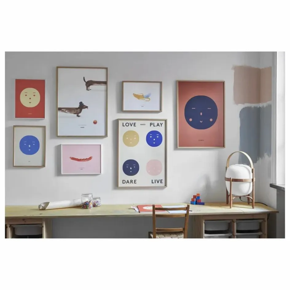 Mado Affiche 4 émotions 50x70 cm|Enfant Décoration Murale|Déco Murale Enfant