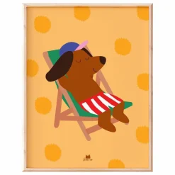 Ma petite vie Affiche Chien Sun ||Enfant Décoration Murale|Déco Murale Enfant