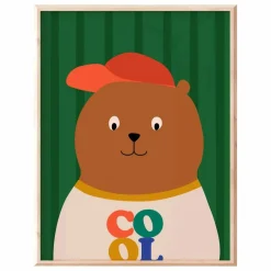 Enfant Ma petite vie Décoration Murale|Déco Murale Enfant*Affiche Cool ours