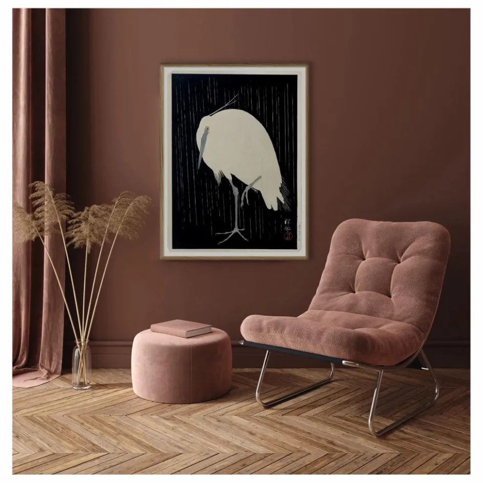 Online Affiche Crane on Black Déco Murale, Papier Peint