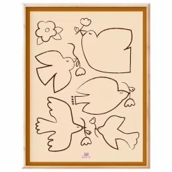 Online Ma petite vie Affiche Envolée Poétique Beige
