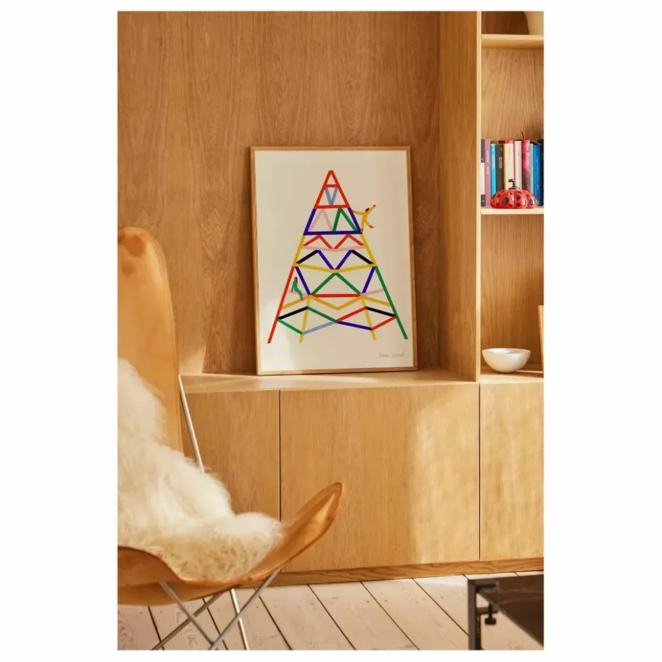 Sale Affiche Escalader Enfant Déco Murale Enfant