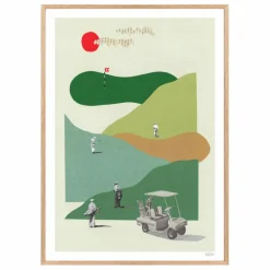 Ciel Glue Déco Murale, Papier Peint*Affiche Fairway |