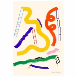 Outlet Mado Affiche Glisser Multicolore