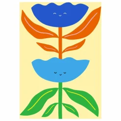 Sale Mado Affiche Hi Flower 02 Multicolore