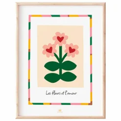 Clearance Ma petite vie Affiche les Fleurs et l'Amour | Sable