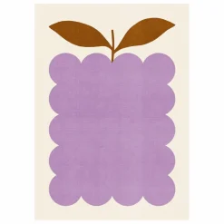 Paper Collective Déco Murale, Papier Peint*Affiche Lilac Berry par Juliette Van Rhyn