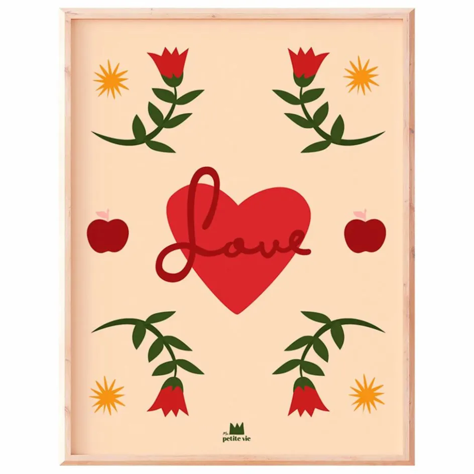 Ma petite vie Affiche Love|Enfant Décoration Murale|Déco Murale Enfant