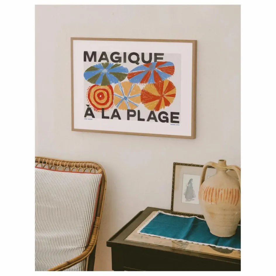Enfant Hôtel Magique Décoration Murale|Déco Murale Enfant*Affiche Magique à la Plage, Suzanne Lustig