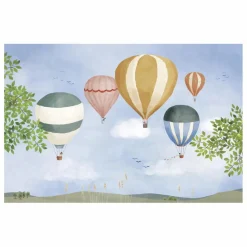 Hot Affiche Montgolfière Aquarelle Enfant Décoration Murale|Déco Murale Enfant