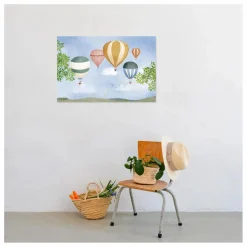 Hot Affiche Montgolfière Aquarelle Enfant Décoration Murale|Déco Murale Enfant