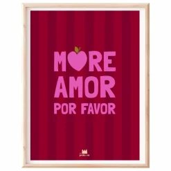 New Affiche More amore por favor Décoration Murale