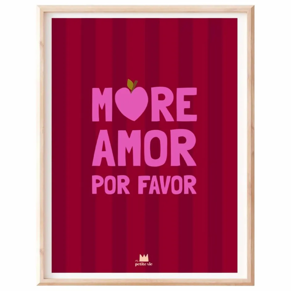 New Affiche More amore por favor Décoration Murale