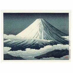 Sale The Dybdahl Co. Affiche Mount Fuji Multicolore