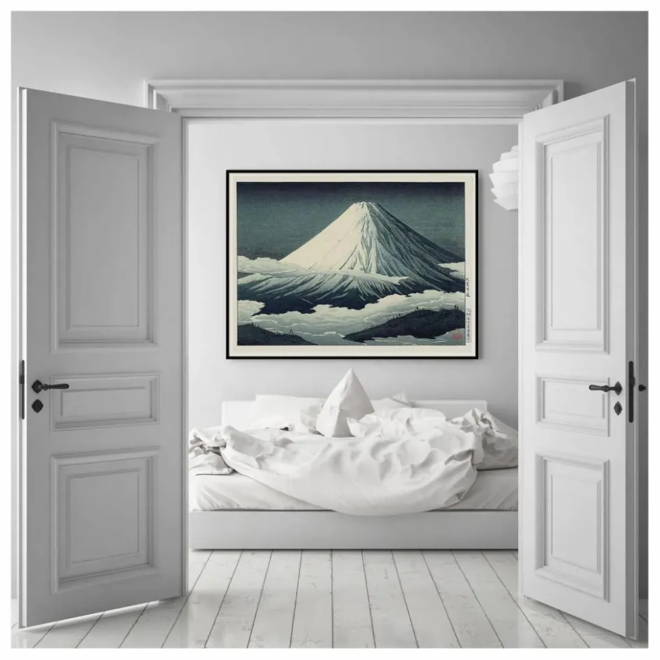 Sale The Dybdahl Co. Affiche Mount Fuji Multicolore