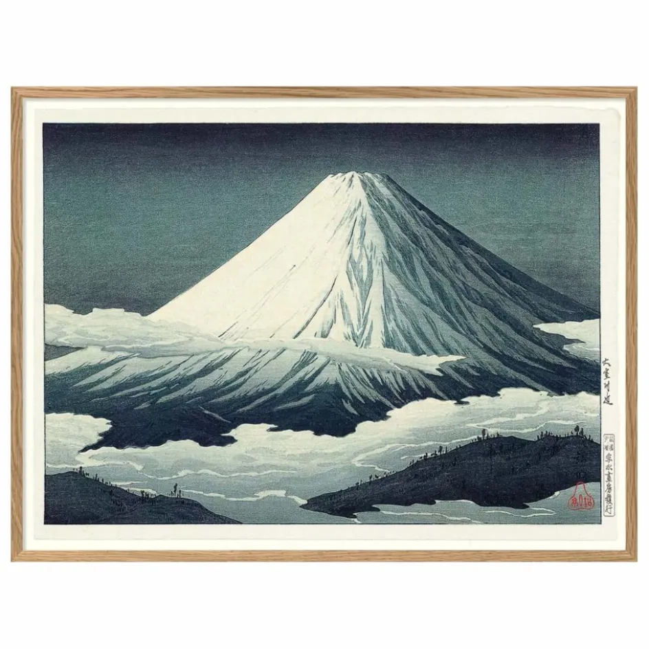 Sale The Dybdahl Co. Affiche Mount Fuji Multicolore