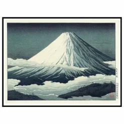 Sale The Dybdahl Co. Affiche Mount Fuji Multicolore