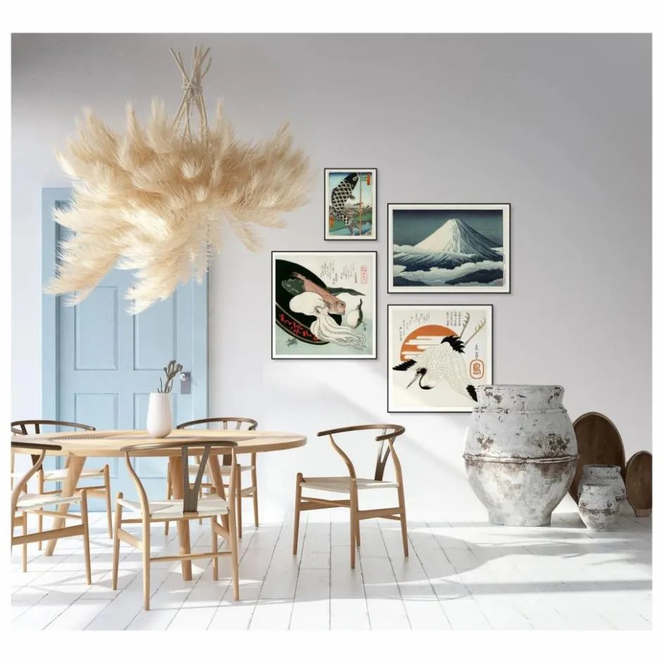 Sale The Dybdahl Co. Affiche Mount Fuji Multicolore