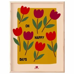 Sale Affiche Oh happy days Décoration Murale