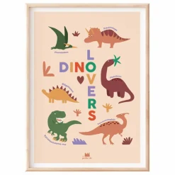 Ma petite vie Affiche pédagogique Dinosaures|Enfant Décoration Murale|Déco Murale Enfant