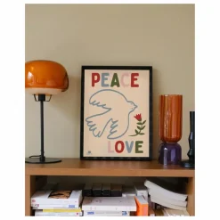 Ma petite vie Affiche Peace and Love|Enfant Décoration Murale|Déco Murale Enfant