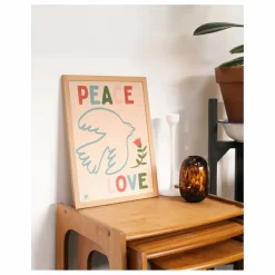 Ma petite vie Affiche Peace and Love|Enfant Décoration Murale|Déco Murale Enfant