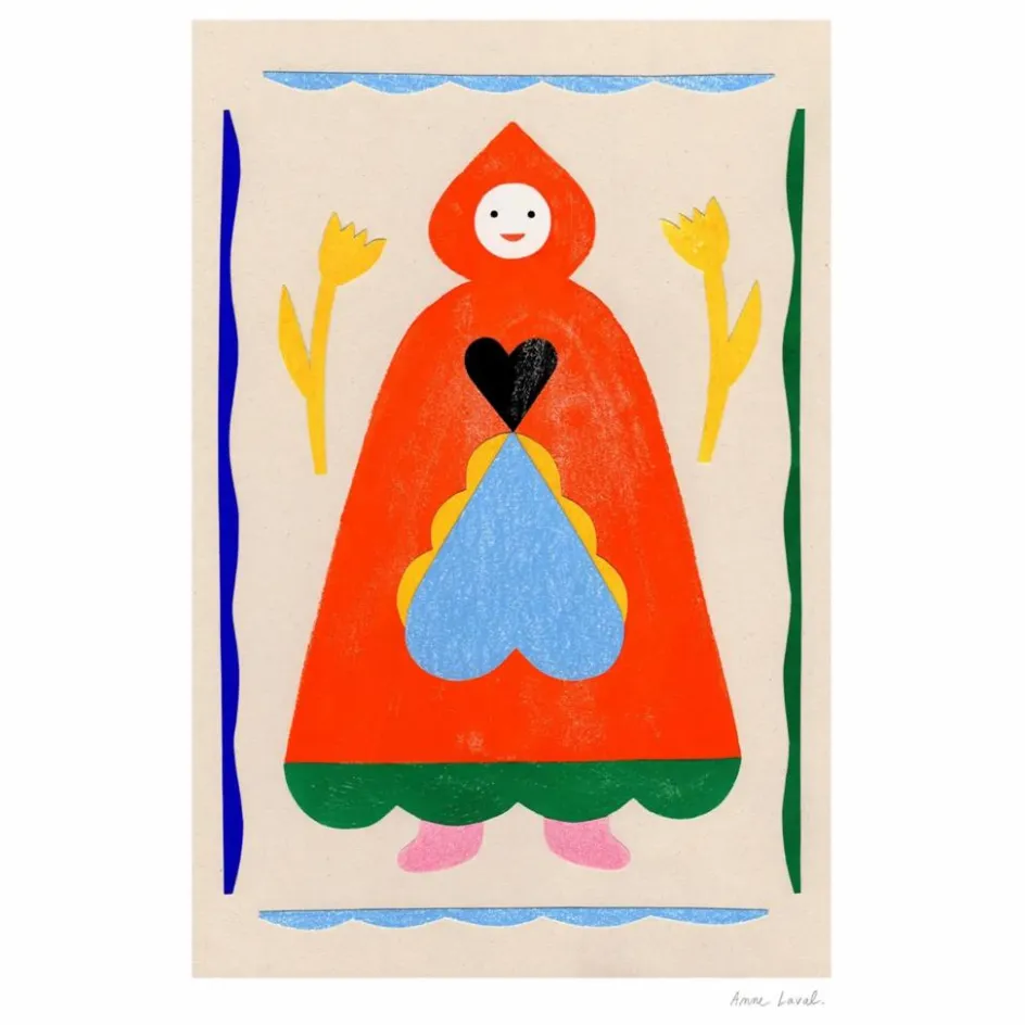 Mado Affiche Personnage Cape|Enfant Décoration Murale|Déco Murale Enfant