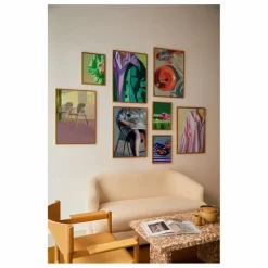 Paper Collective Affiche Shrimp and Stripes par Misfitting Things || Déco Murale, Papier Peint