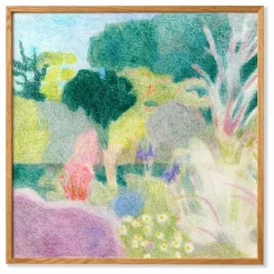 Paper Collective Affiche Un Jardin à Kergoët par Line Hachem| Déco Murale, Papier Peint