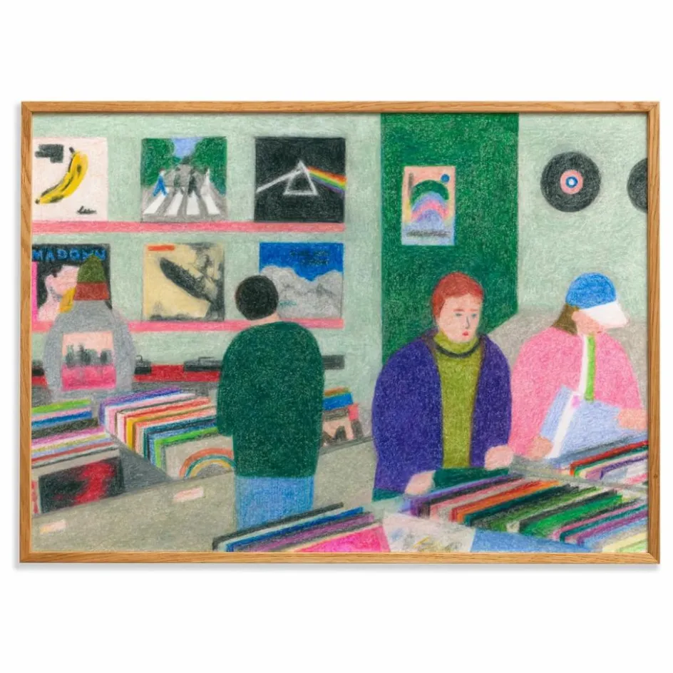 Paper Collective Déco Murale, Papier Peint*Affiche Vinyl Shop par Line Hachem