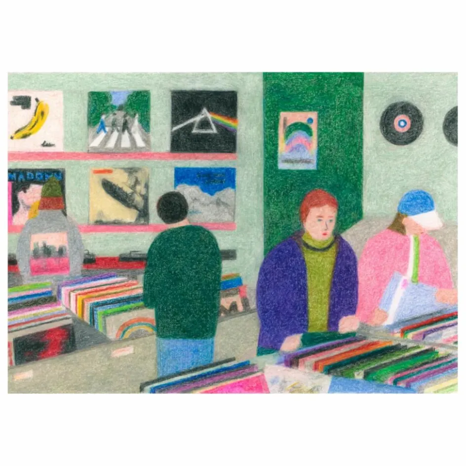 Paper Collective Déco Murale, Papier Peint*Affiche Vinyl Shop par Line Hachem