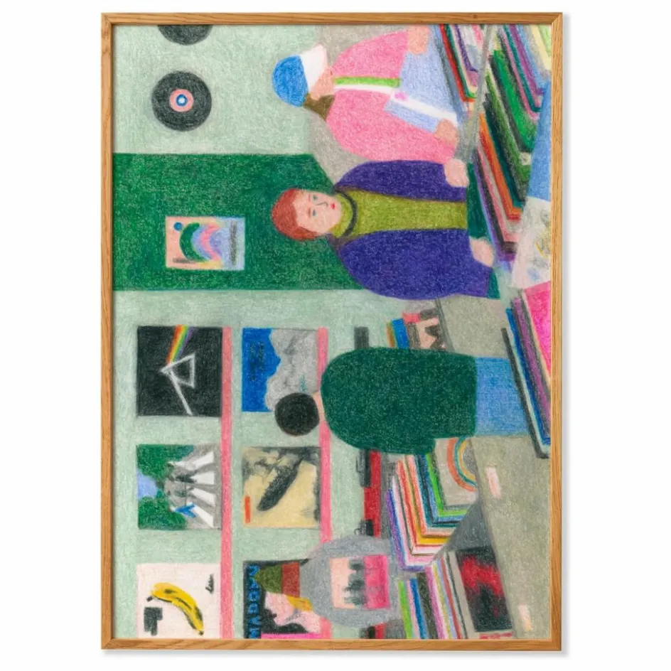 Paper Collective Déco Murale, Papier Peint*Affiche Vinyl Shop par Line Hachem