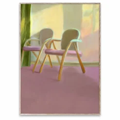 Online Paper Collective Affiche Waiting Room par Misfitting Things | Rose
