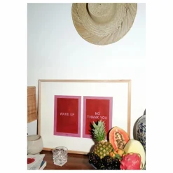 Discount Hôtel Magique Affiches A4 Wake up - No, Thank you | Rouge