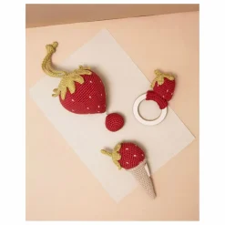 Best Anneau de dentition Fraise | Hochets Et Anneaux De Dentition|Puériculture