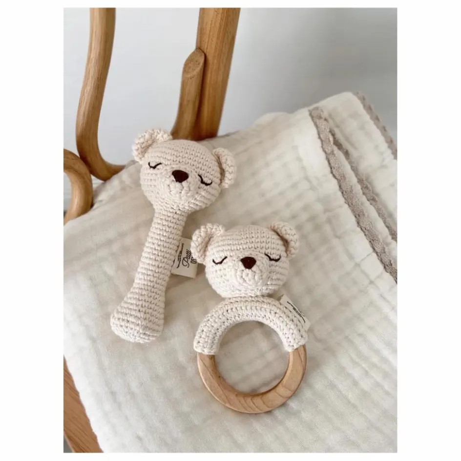 Discount Patti Oslo Anneau de dentition Ours Polaire | Blanc