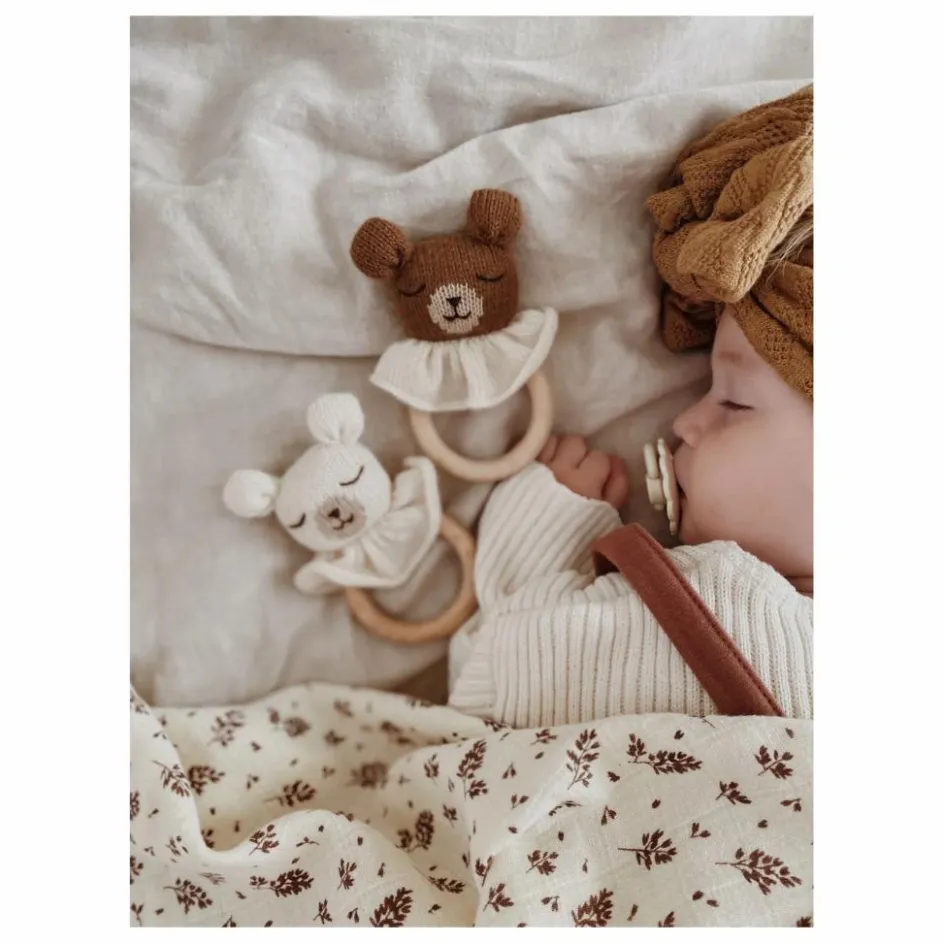 Outlet Main Sauvage Anneau de dentition Ourson | Noisette