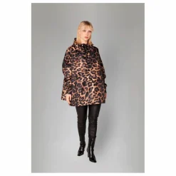 New Rainkiss Anorak Imperméable Dark Léopard | Marron