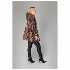 New Rainkiss Anorak Imperméable Dark Léopard | Marron
