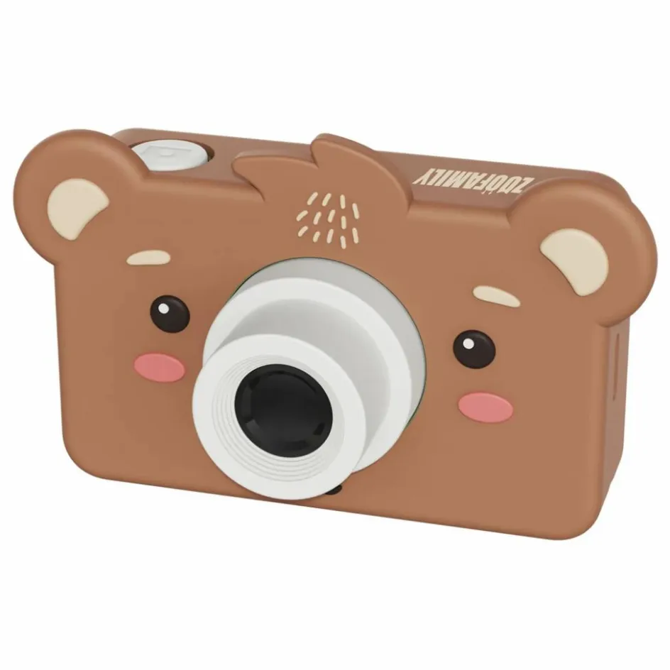 Outlet The Zoofamily Appareil photo Zoo friends - Ourson Marron